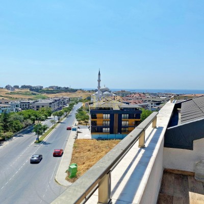 BATI TRAKYA BULVARI �ZER� & �N� KAPANMAZ DEN�Z MANZARALI 3+2 DUBLEKS !!